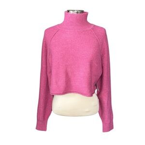 Arizona Jeans Co sweater cropped long sleeves mock turtleneck Size Medium NWT